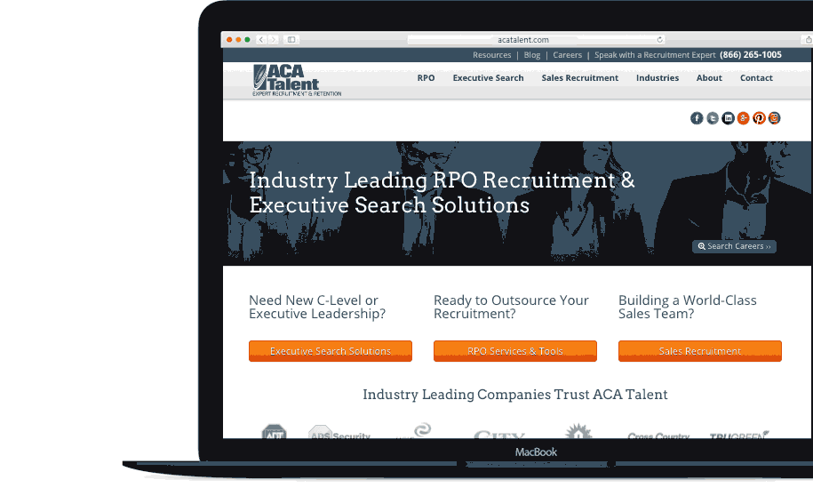 b2b digital marketing screen